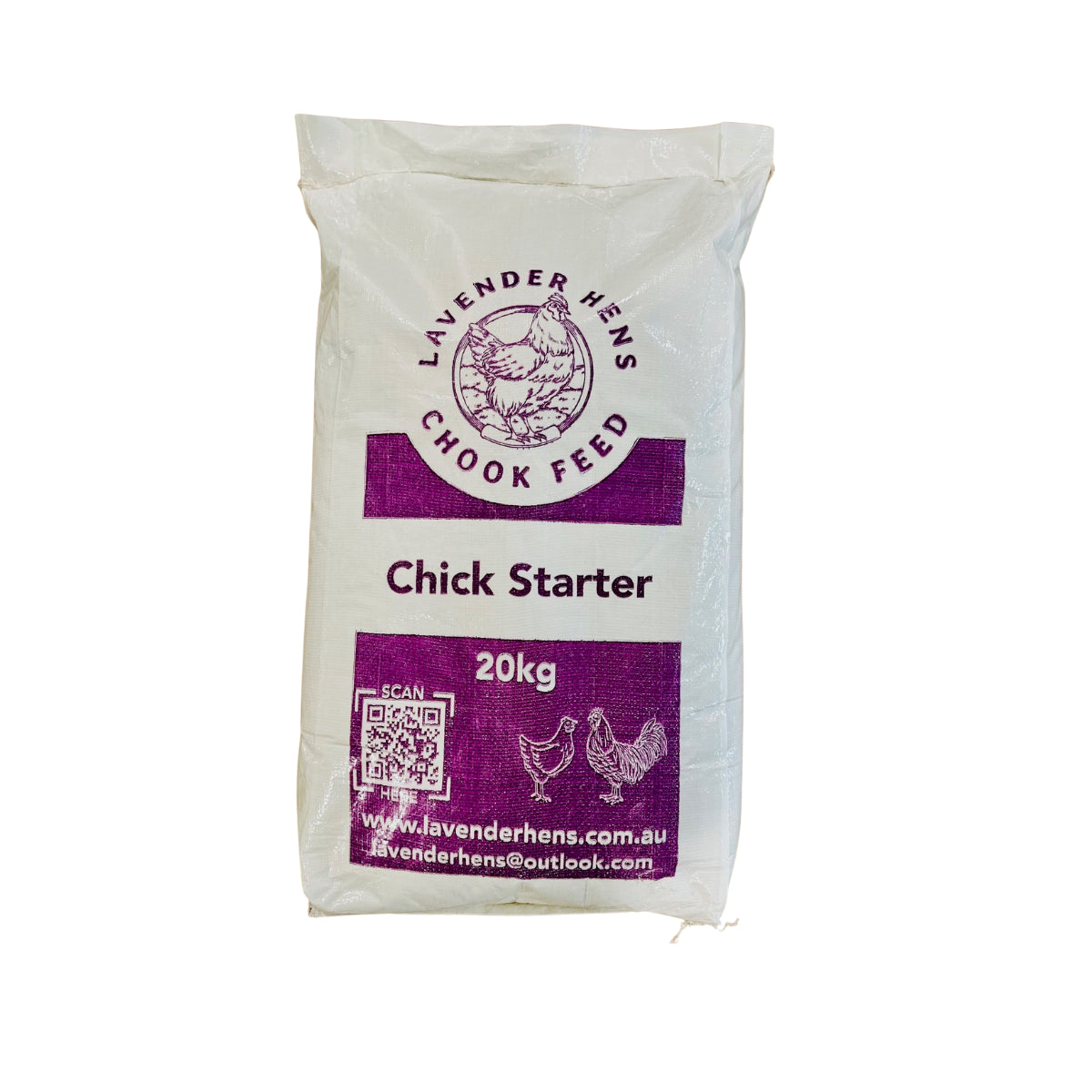 Lavender Hens Chick Starter - 20kg - In Store Pick Up Only
