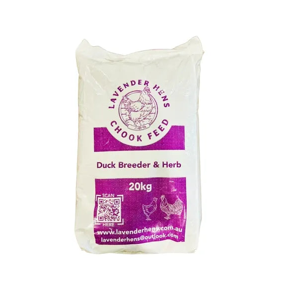 Lavender Hens Duck Breeder & Herb - 20kg - In Store Pick Up Only