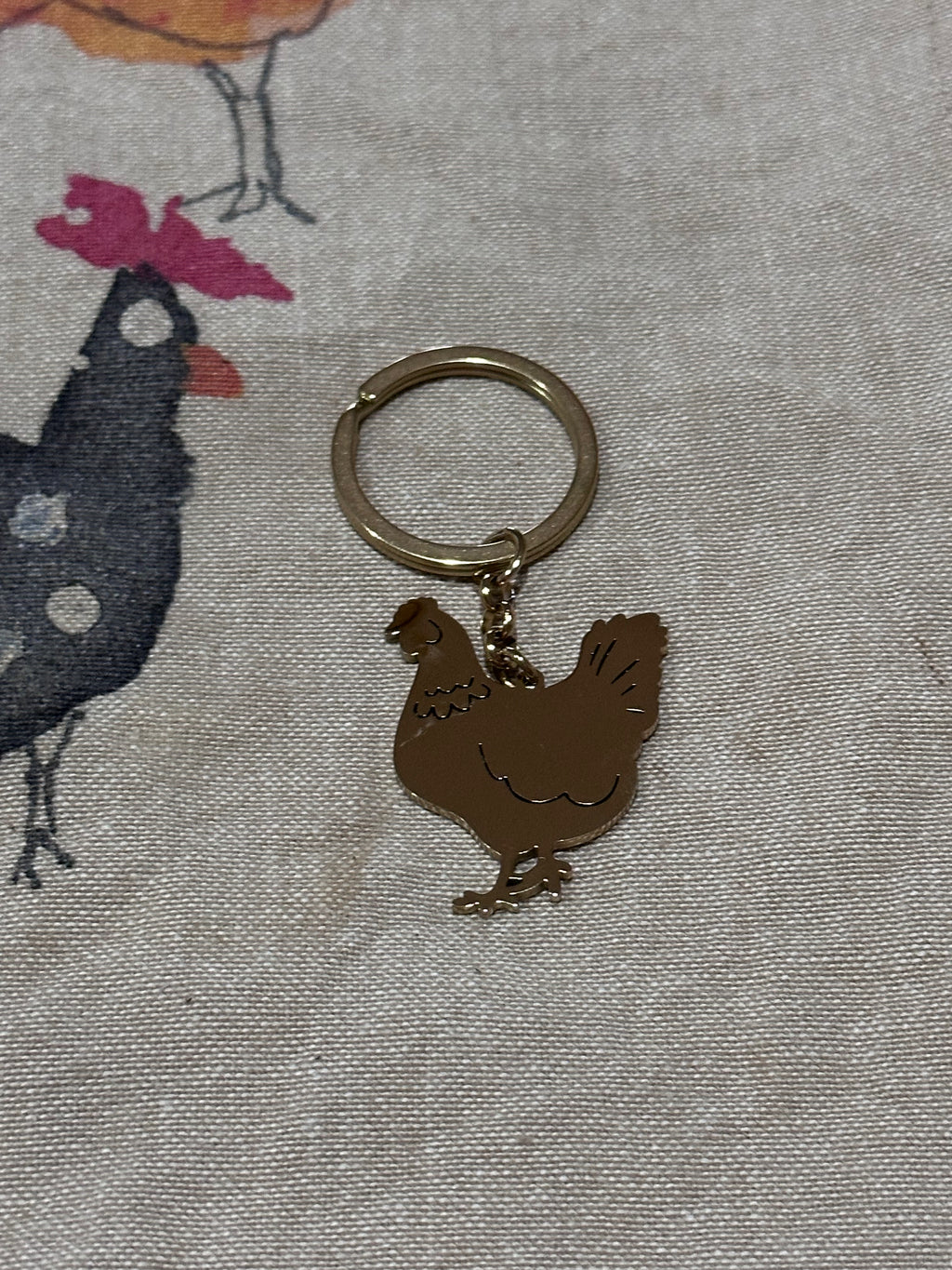 Chicken Keyring