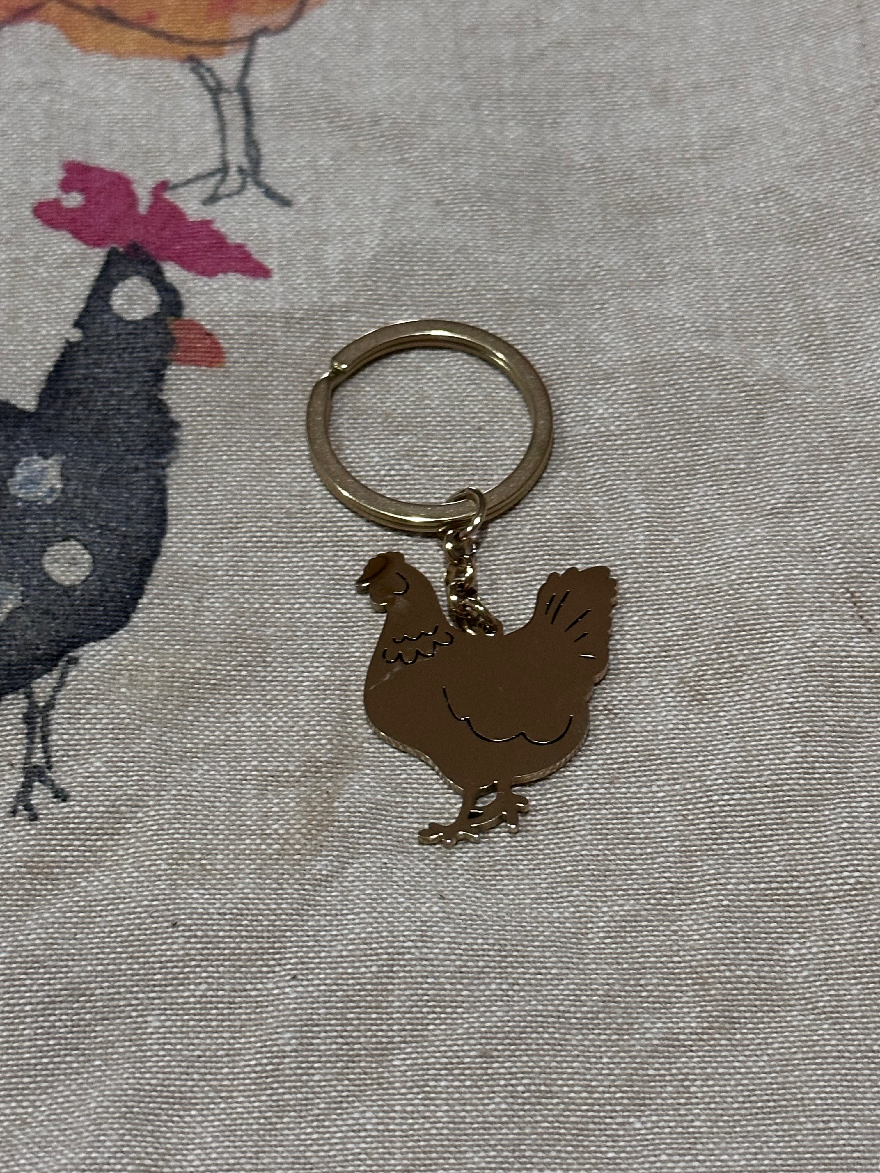 Chicken Keyring