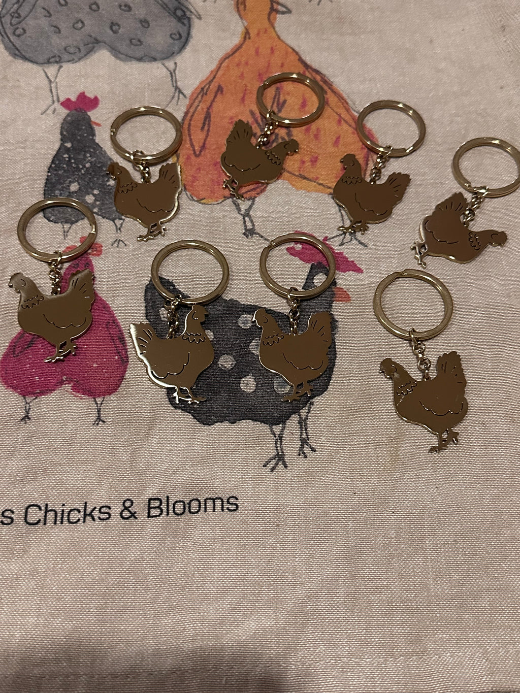 Chicken Keyring