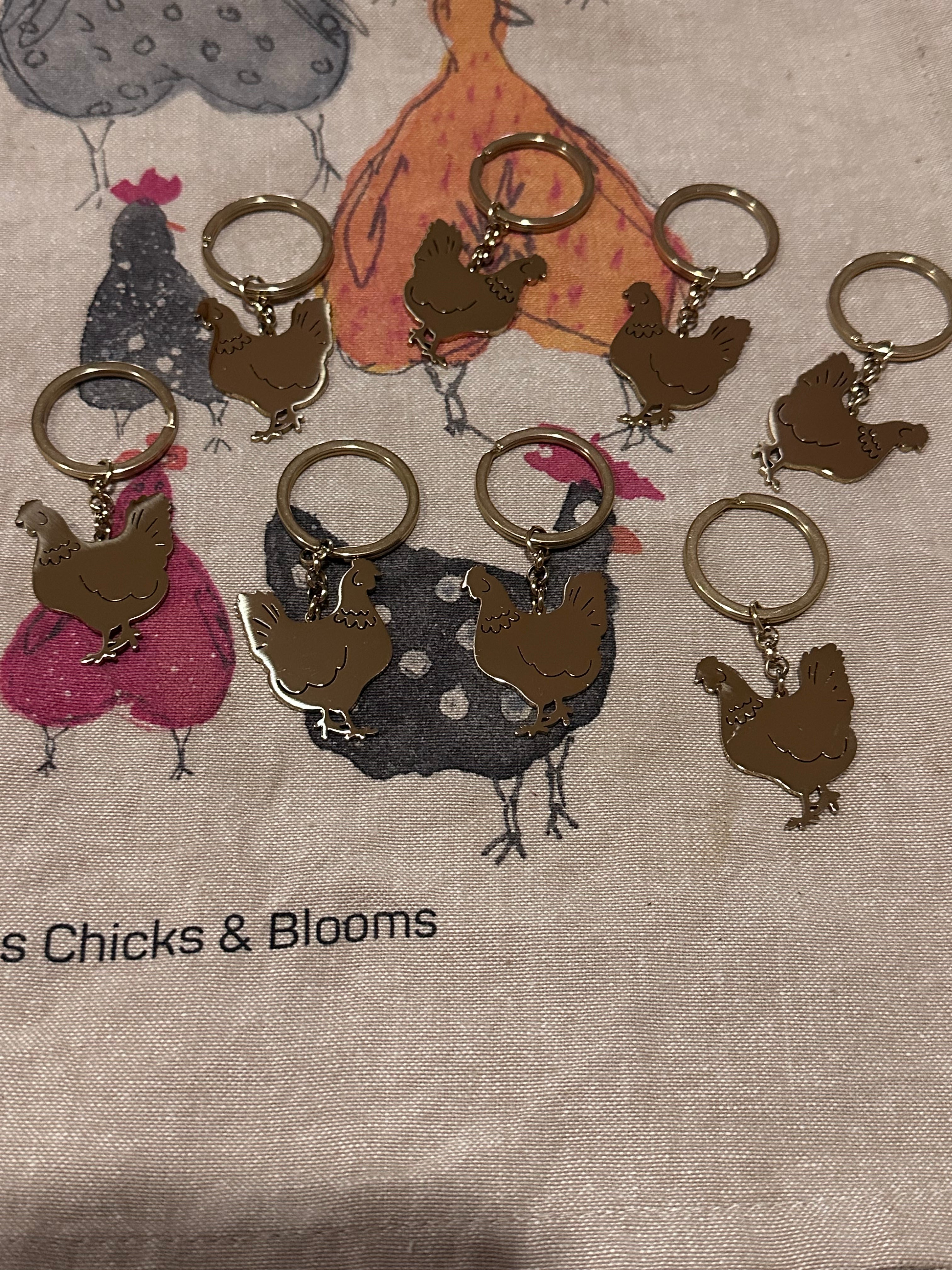 Chicken Keyring