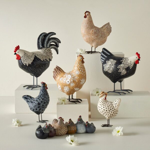 Broody Chicken Sculpture - PILBEAM LIVING HBSC018